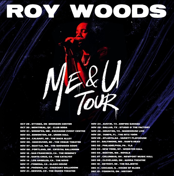 ROY WOODS ANNOUNCES ME & U TOUR, ALBUM OUT NOW 