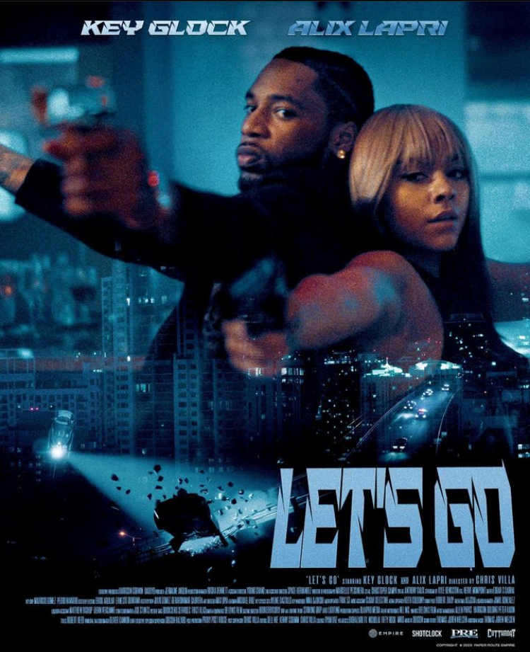 Key Glock Releases Trailer for Action-Packed Short Film “Let’s Go” Feat Alix Lapri