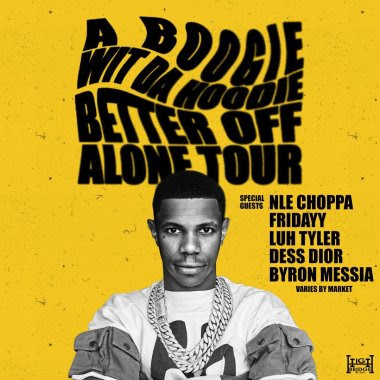 A BOOGIE WIT DA HOODIE ANNOUNCES BETTER OFF ALONE 2024 GLOBAL TOUR