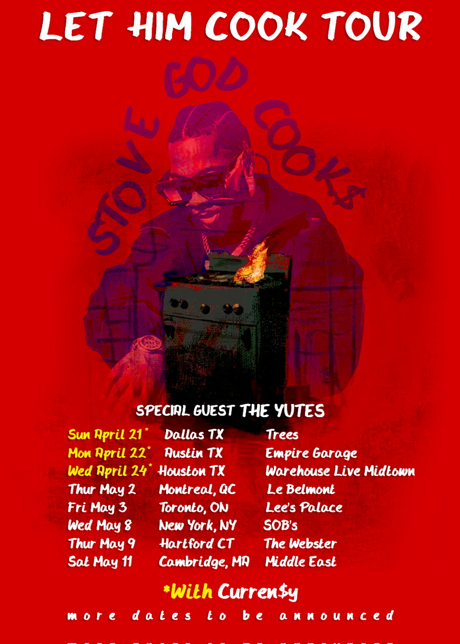 STOVE GOD COOKS ANNOUNCES ‘LET HIM COOK’ TOUR