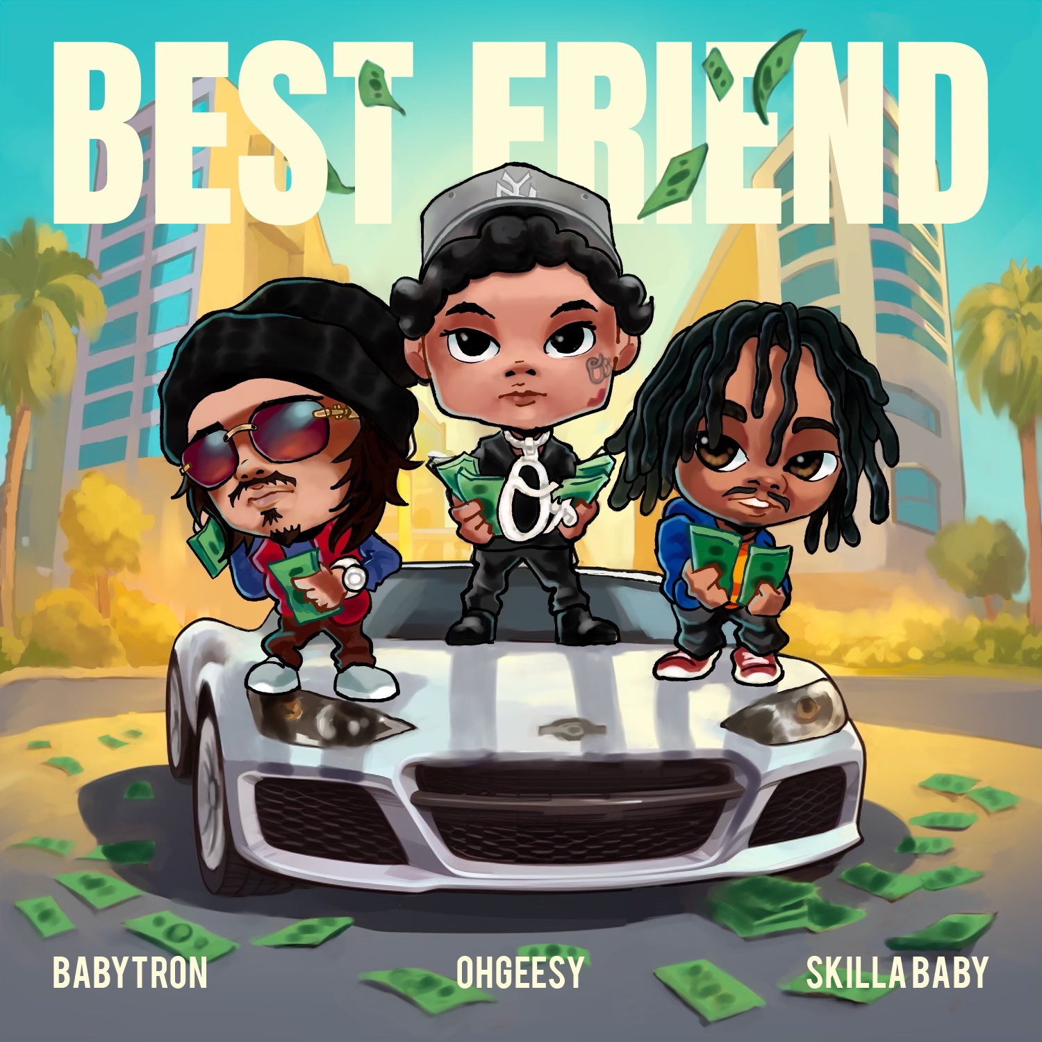 OHGEESY DROPS “BEST FRIEND (FT. BABYTRON & SKILLA BABY)”