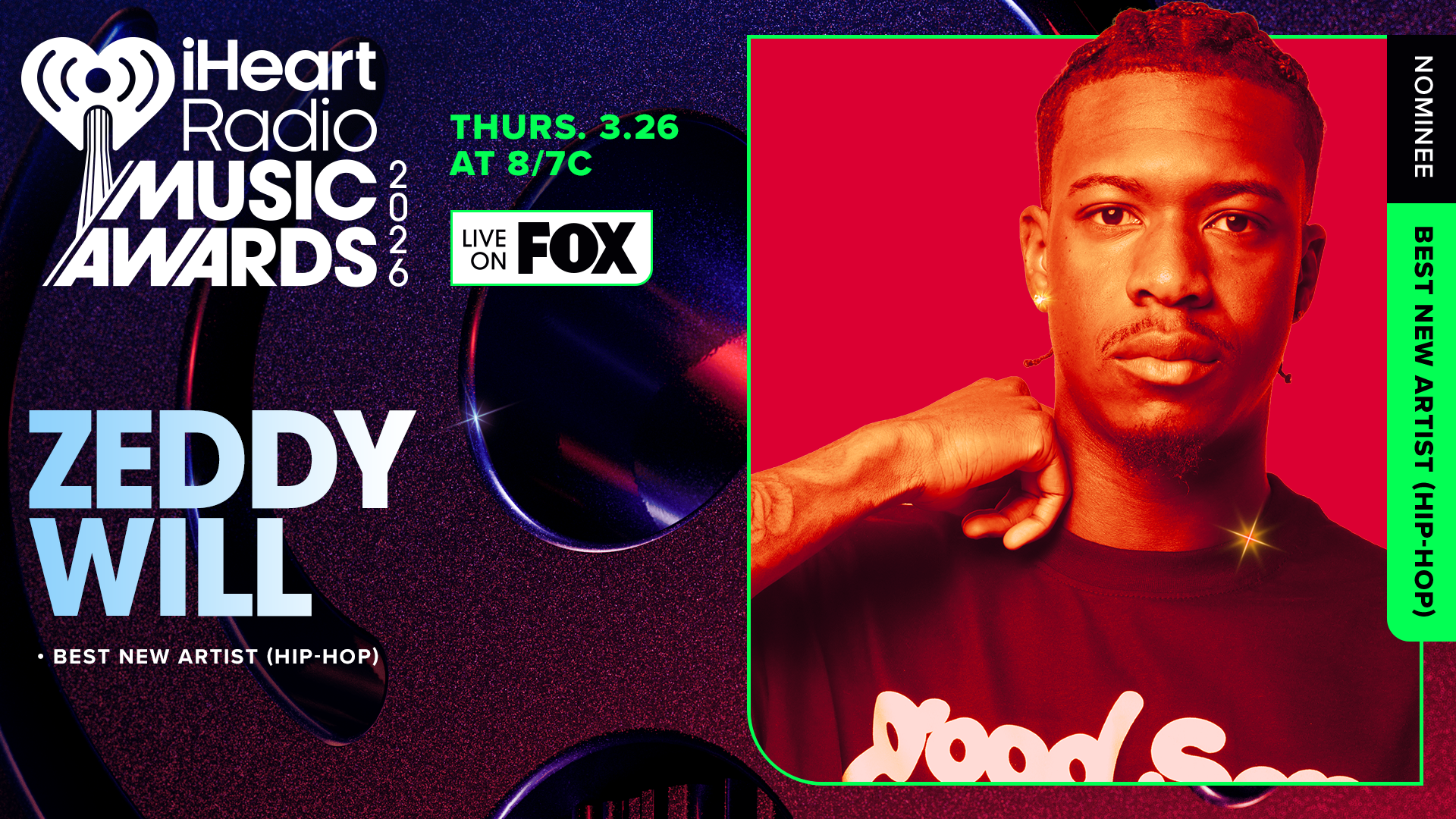 Viral to Validated: Zeddy Will Nominated for Best New Artist (Hip-Hop) at iHeartRadio Awards