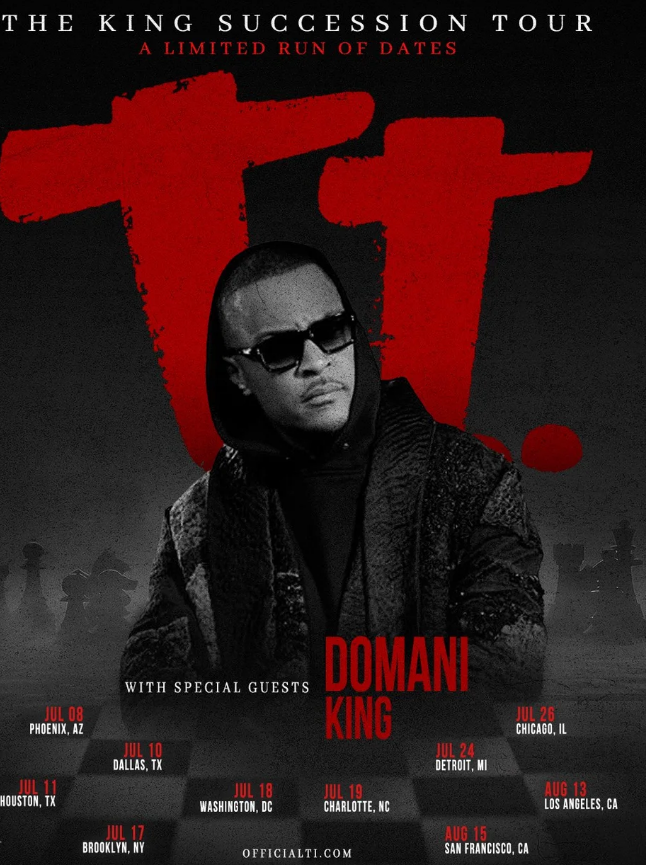 T.I. Announces The“King Succession Tour”