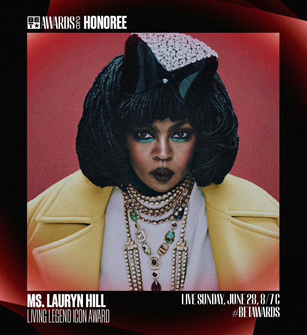 Lauryn Hill to Receive BET’s Inaugural Living Legend Icon Award